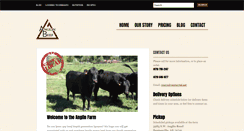 Desktop Screenshot of anglinbeef.com