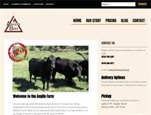 Tablet Screenshot of anglinbeef.com